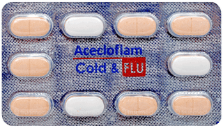 Acecloflam Cold & Flu Tablet 10